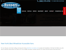 Tablet Screenshot of bussanimobility.com